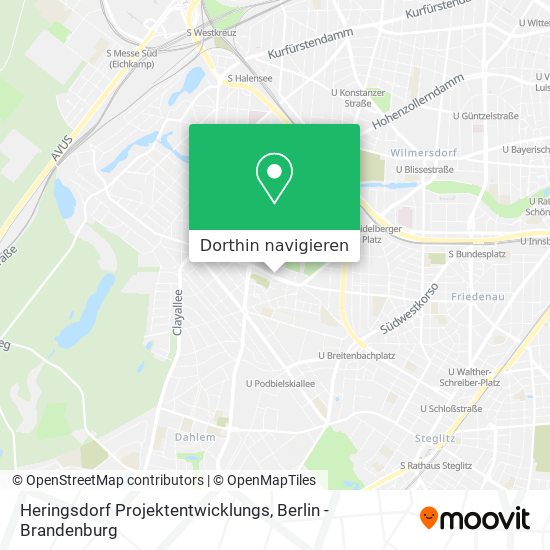 Heringsdorf Projektentwicklungs Karte