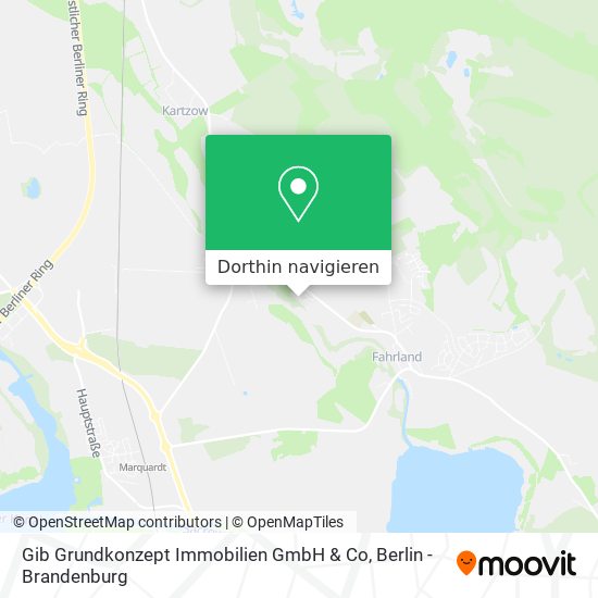 Gib Grundkonzept Immobilien GmbH & Co Karte
