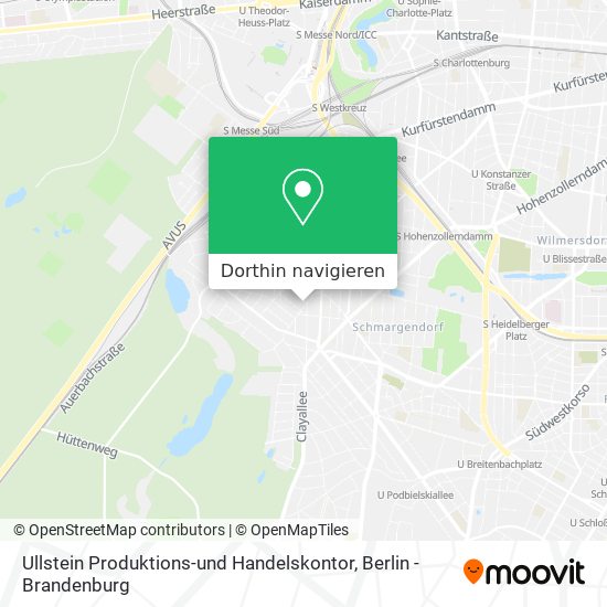 Ullstein Produktions-und Handelskontor Karte