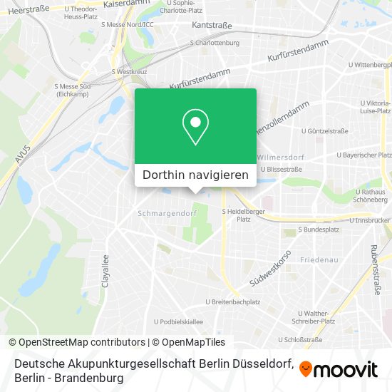 Deutsche Akupunkturgesellschaft Berlin Düsseldorf Karte