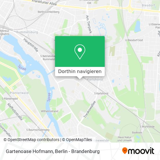 Gartenoase Hofmann Karte