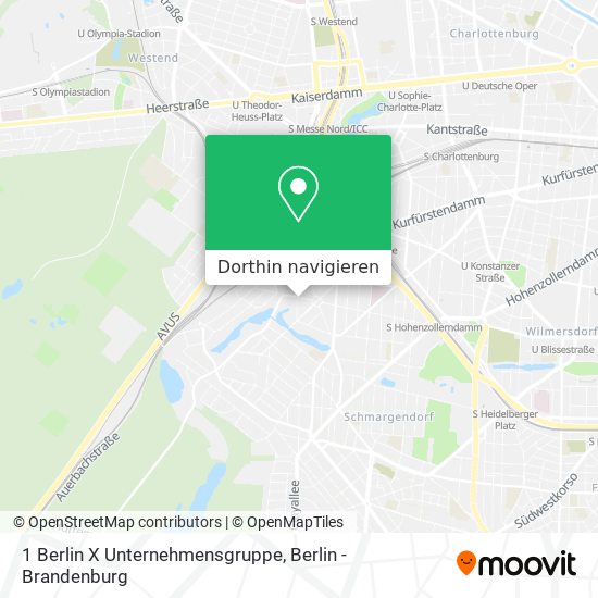 1 Berlin X Unternehmensgruppe Karte