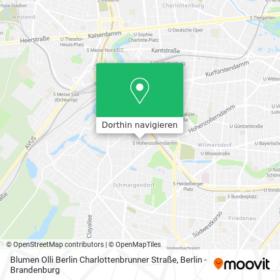 Blumen Olli Berlin Charlottenbrunner Straße Karte