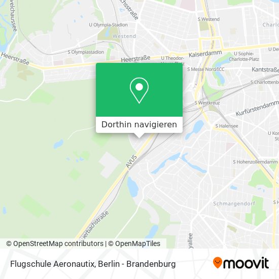 Flugschule Aeronautix Karte