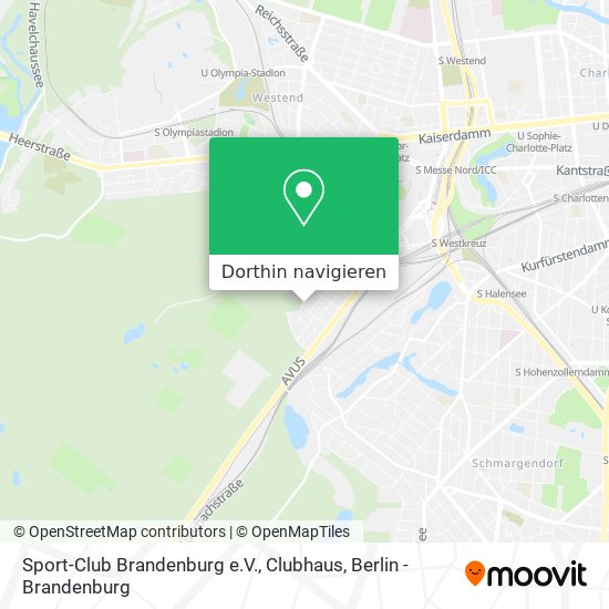 Sport-Club Brandenburg e.V., Clubhaus Karte