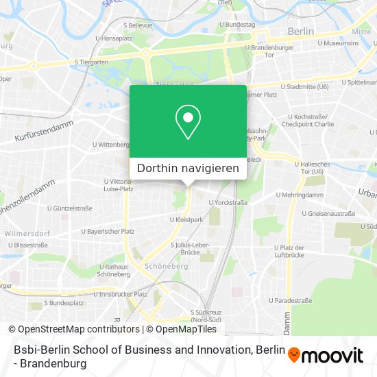 Bsbi-Berlin School of Business and Innovation Karte