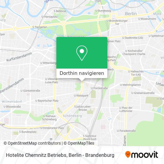 Hotelite Chemnitz Betriebs Karte
