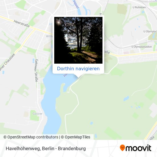Havelhöhenweg Karte
