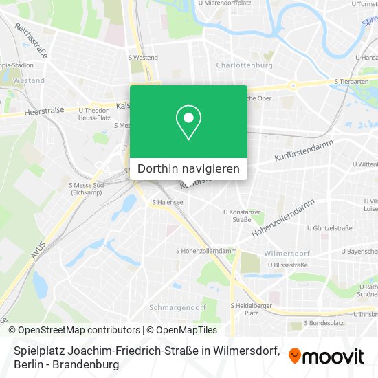 Spielplatz Joachim-Friedrich-Straße in Wilmersdorf Karte