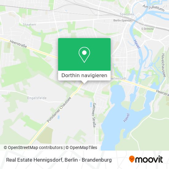 Real Estate Hennigsdorf Karte