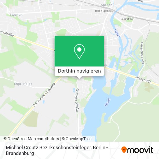 Michael Creutz Bezirksschonsteinfeger Karte