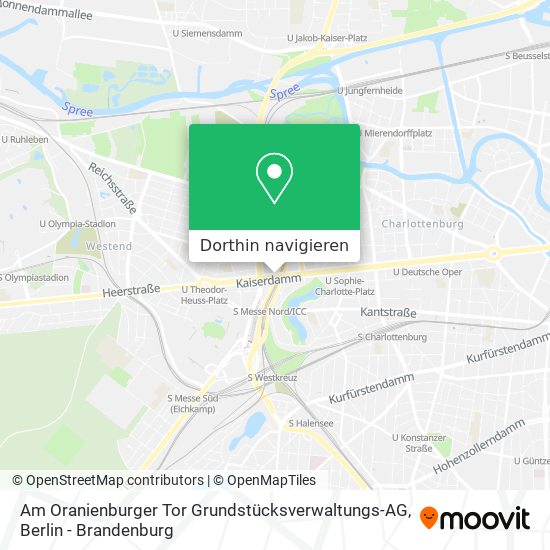 Am Oranienburger Tor Grundstücksverwaltungs-AG Karte