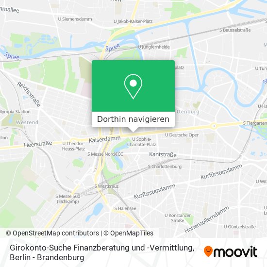 Girokonto-Suche Finanzberatung und -Vermittlung Karte