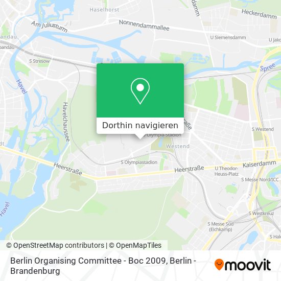 Berlin Organising Committee - Boc 2009 Karte