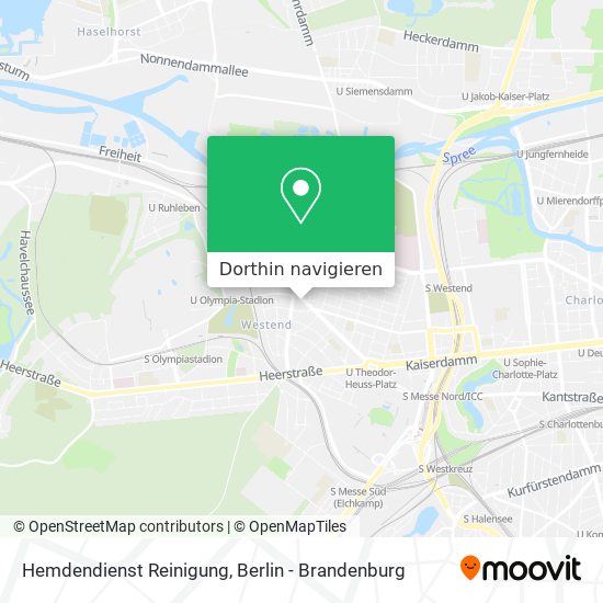 Hemdendienst Reinigung Karte