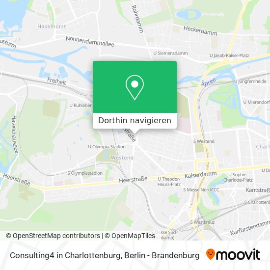 Consulting4 in Charlottenburg Karte