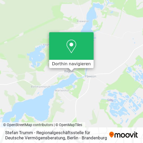 Stefan Trumm - Regionalgeschäftsstelle für Deutsche Vermögensberatung Karte