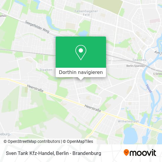 Sven Tank Kfz-Handel Karte