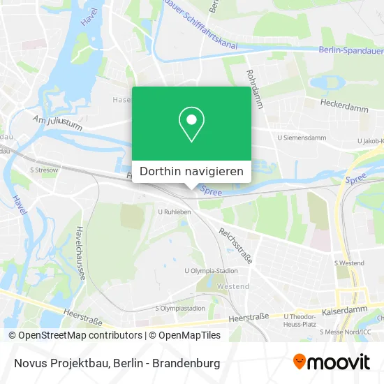 Novus Projektbau Karte