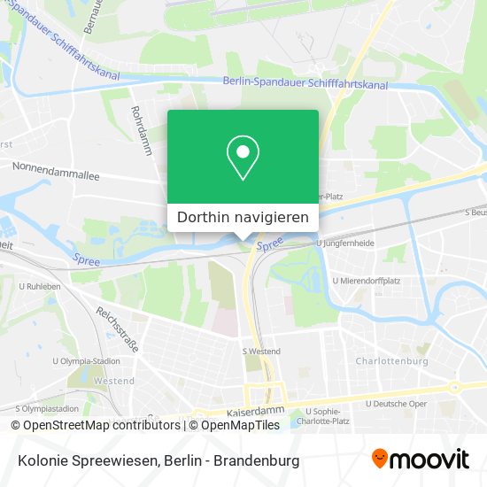 Kolonie Spreewiesen Karte
