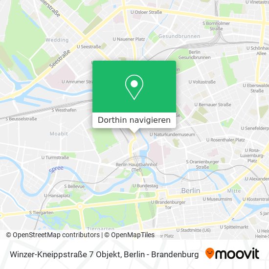 Winzer-Kneippstraße 7 Objekt Karte