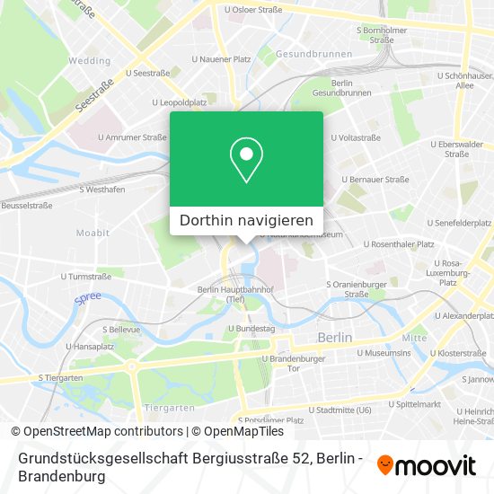 Grundstücksgesellschaft Bergiusstraße 52 Karte