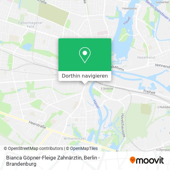Bianca Göpner-Fleige Zahnärztin Karte