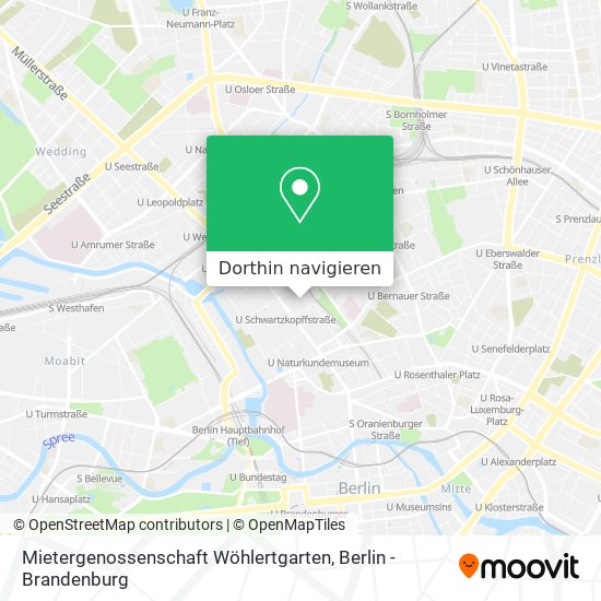 Mietergenossenschaft Wöhlertgarten Karte