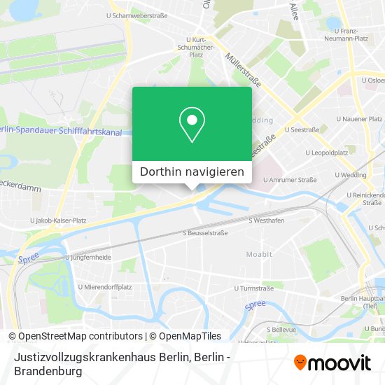 Justizvollzugskrankenhaus Berlin Karte