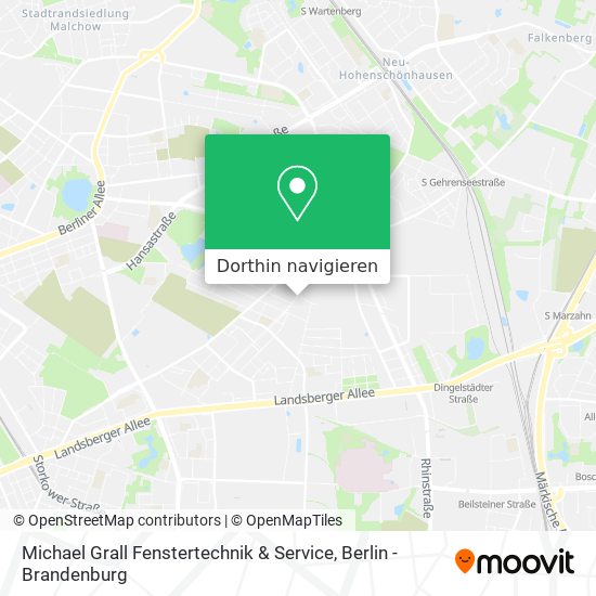 Michael Grall Fenstertechnik & Service Karte