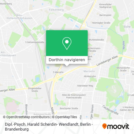 Dipl.-Psych. Harald Scherdin- Wendlandt Karte