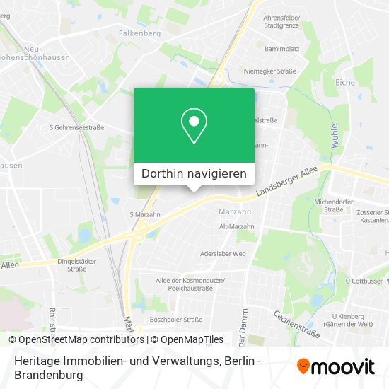 Heritage Immobilien- und Verwaltungs Karte