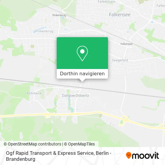 Ogf Rapid Transport & Express Service Karte