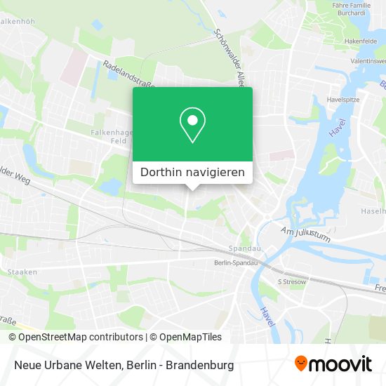 Neue Urbane Welten Karte