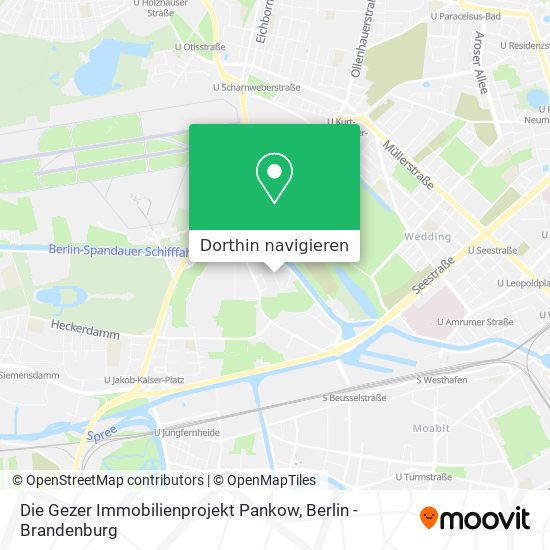 Die Gezer Immobilienprojekt Pankow Karte