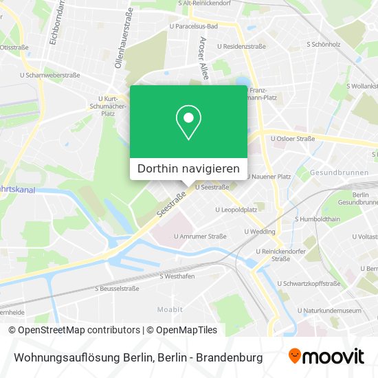 Wohnungsauflösung Berlin Karte