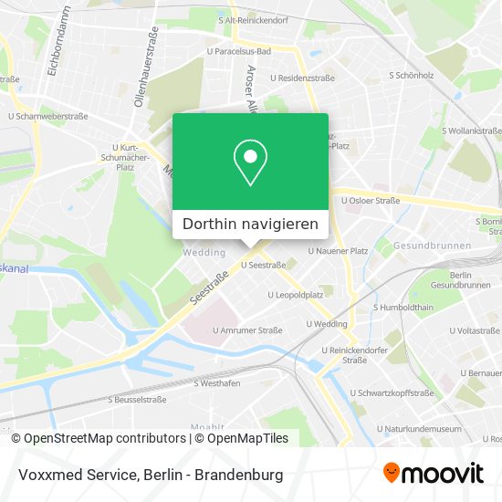 Voxxmed Service Karte