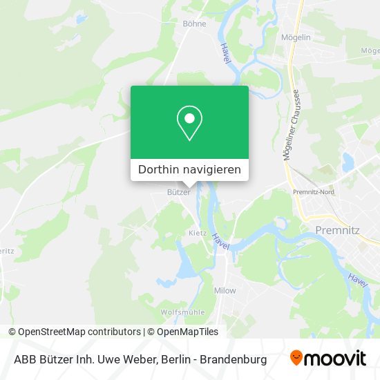 ABB Bützer Inh. Uwe Weber Karte