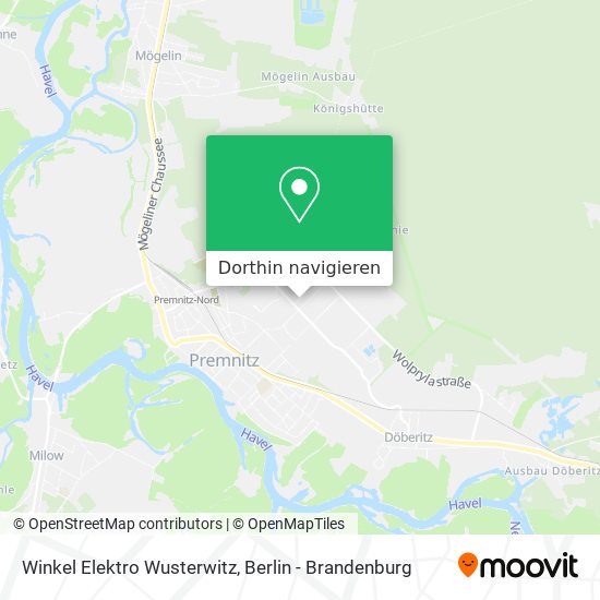 Winkel Elektro Wusterwitz Karte