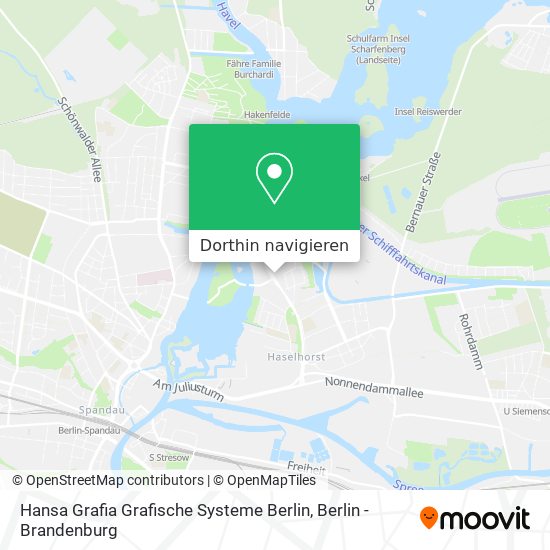 Hansa Grafia Grafische Systeme Berlin Karte