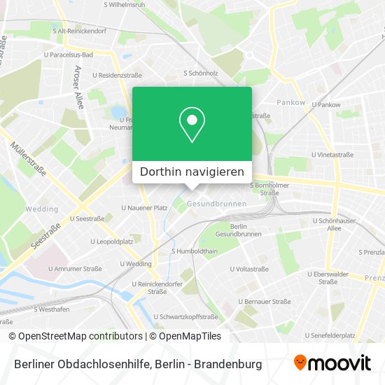 Berliner Obdachlosenhilfe Karte