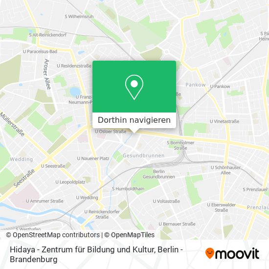 Hidaya - Zentrum für Bildung und Kultur Karte