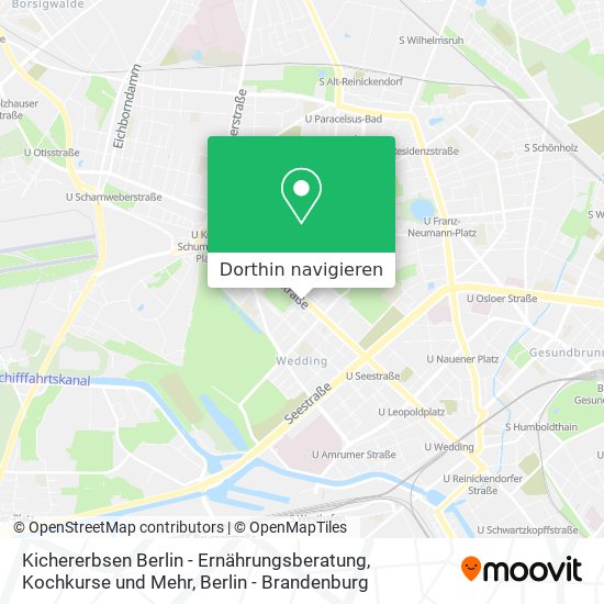 Kichererbsen Berlin - Ernährungsberatung, Kochkurse und Mehr Karte