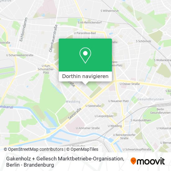 Gakenholz + Gellesch Marktbetriebe-Organisation Karte