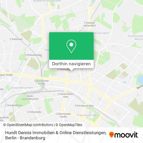 Hundt Dennis Immobilien & Online Dienstleistungen Karte
