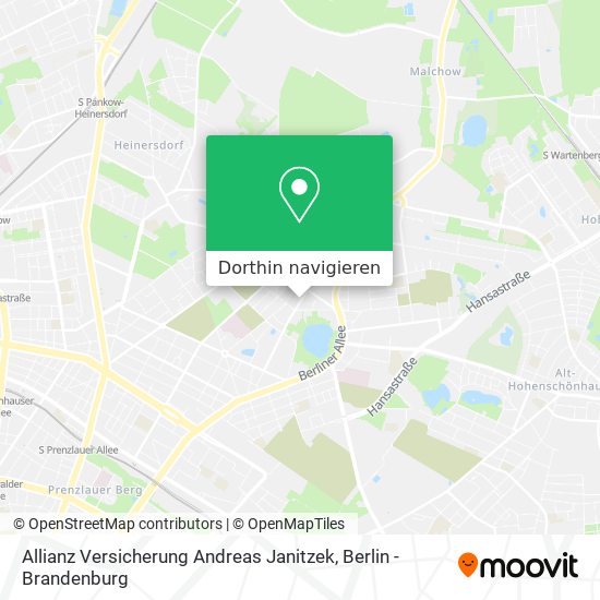 Allianz Versicherung Andreas Janitzek Karte