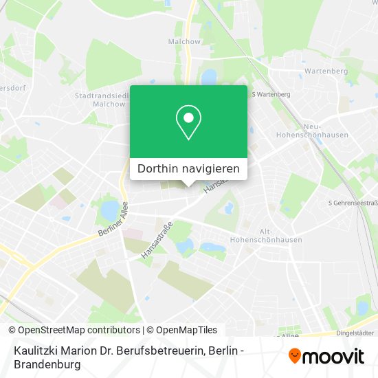 Kaulitzki Marion Dr. Berufsbetreuerin Karte