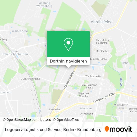 Logoserv Logistik und Service Karte