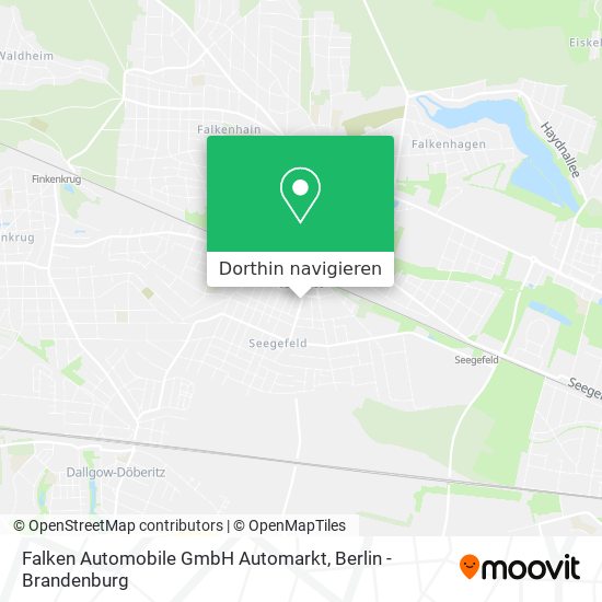 Falken Automobile GmbH Automarkt Karte