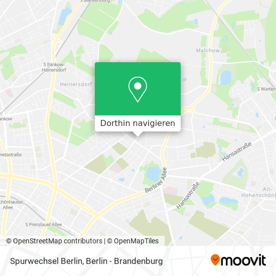 Spurwechsel Berlin Karte